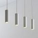 Lindby - hanglamp - 4lichts - Metaal - H: 18 cm - GU10 - wit