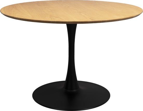 Feliz Lifestyle Raku Eettafel - Rond - 110 cm - Hout - Naturel