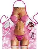 Itati Carnaval verkleed keuken of BBQ schort - Sexy Cupido Woman - cadeau - voor dames - one size
