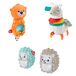 Fisher-Price Set d'animaux à secouer, hochet et grelot - 3+ mois