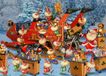 Bluebird Puzzle Prêt pour la saison de livraison de Noël 12 pièces