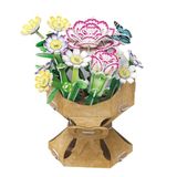 EXPLORA - Bloemenboeket Anjer - 3D Puzzels - 540500-134 stukjes