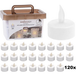 Ambiance Theelichtjes LED - Box met 120 stuks INCLUSIEF batterij EN Timer