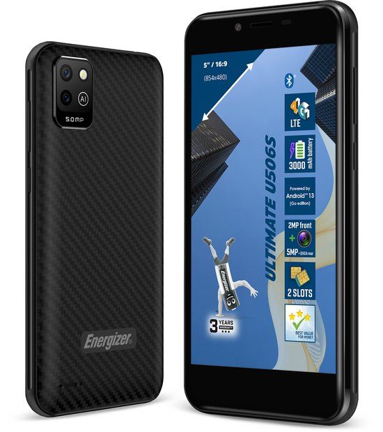 Energizer U506S Smartphone - 32GB - Zwart