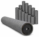Poteau griffoir poteau griffoir de remplacement - 60 cm - Sisal - Gris - Ø 9,2 cm - filetage M8