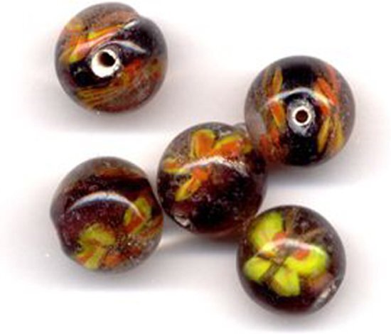 Top-Hobby 30 Stuks Hand-made Jewelry Beads - Zwart en Wit Design