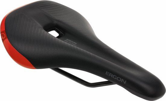 Ergon SM Pro Zadel Heren - Risky Red - Racefiets - Met uitsparing