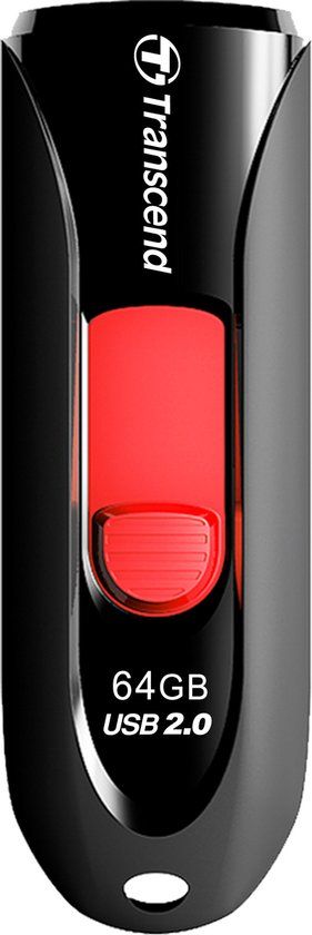 Transcend JetFlash 590K 64GB USB 2.0 Zwart