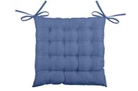 Lovely Casa Bea zitkussen 16 punten polyester Marine 40 x 40 cm