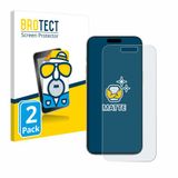 BROTECT - Screenprotector voor Apple iPhone 16 - Folie Beschermfolie matte 2 Stuks