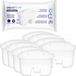 Aquafloow Aquaflux cartouches filtrantes, set de 8 – compatible avec Laica Bi-Flux, Brita Maxtra, Dafi Unimax