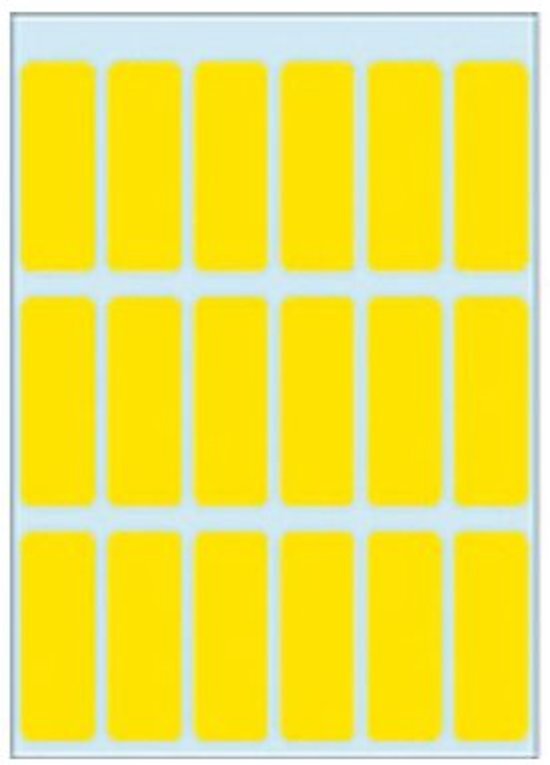 HERMA Etiket 3651 12 x 34 mm geel 90 stuks