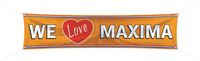 Folat Streetbanner We Love Maxima - WK voetbal 2026 - WK voetbal versiering - WK voetbal outfit - Nederland WK