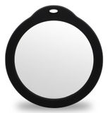 Weis 11120 Plastic deksel Zwart, Transparant Glas Rond
