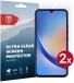 Rosso Screen Protector Ultra Clear Duo Pack Geschikt voor Samsung Galaxy A34 | TPU Folie | Case Friendly | 2 Stuks