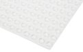 RS PRO Zelfklevende voeten, lijm, cilindrisch, 4,8 mm, transparant, ø 9,5 mm, PUR, 65,6 °C max, verpakking van 100 stuks