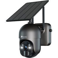Ctronics 2.5K 4MP Beveiligingscamera WiFi Zonne-energie Buitenshuis