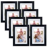 Giftgarden Zwarte fotolijstenset voor fotogalerij, wanddecoratie, fotodisplay, geschenken vrienden
