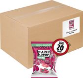 Autodrop Beroemde Bosvruchtrode Cadillacs Vegan Snoep - 16 zakjes - 20 gram