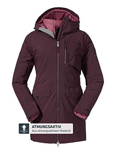 Schöffel Dames 3-in-1 parka Moskou L regenjas - 4061636411437