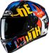 HJC C10 Fop Helm - Integraalhelm - Maat S - Geel/Blauw/Rood