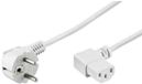 DSIT Stroomkabel schuko haaks naar C13 1,50m wit
