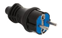 Zwarte rubberen gel, IP44, 16 A, 250 V