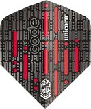 Unicorn Ultrafly Code Red Std - Dart Flights - Zwart - Hout - 1 stuk(s)