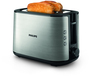 Philips Viva Collection HD2650/90 Broodrooster - 2 sneetjes, zwart/rvs