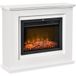 Cheminée électrique blanc bois 1000W & 2000W