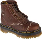 Dr. Martens Sinclair Flower Grizzly donkerbruine leren laarzen