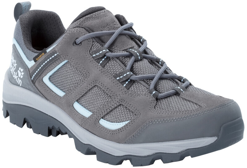 Jack Wolfskin Vojo 3 Texapore Lage Schoenen Dames, tarmac grey/light blue 2020 UK 8 | EU 42 Trekking- & Wandelschoenen