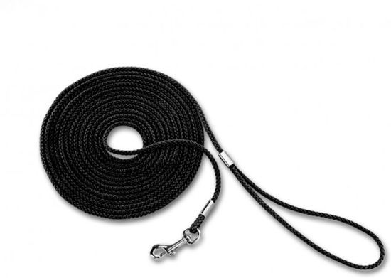 Nobby looplijn rond nylon zwart 500 cm