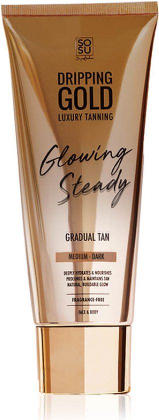 SOSU Dripping Gold Gradual Tan Medium Dark 100ml