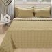 PETTI Artigiani Italiani - Quilt voor Frans bed, sprei voor Frans bed, dubbelzijdig dekbed, lentedeken, moddertaupe, 100% Made in Italy