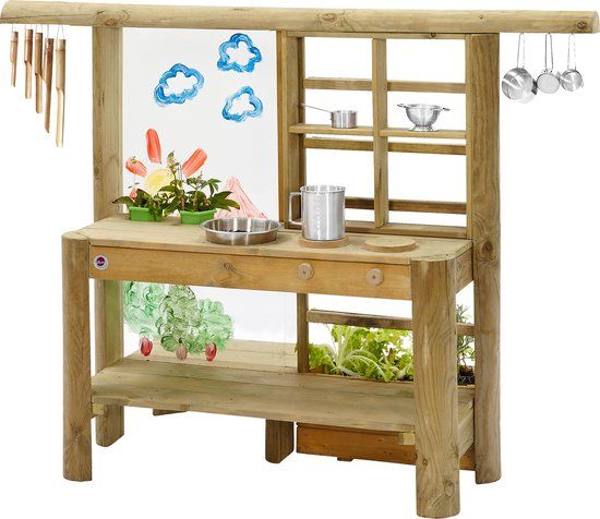 Discovery Mud Pie Kitchen - Outdoor Speelkeuken van Hout | FSC-gecertificeerd