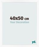 yd. Cadre photo 40x50 cm Blanc Mat MDF Bologna