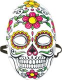 Merkloos Day of the Dead sugarskull verkleed masker