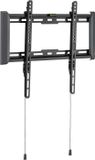 Stell support mural TV, fixe, SLIM, modèle SHO 7200, pour écrans de 32-70 pouces, capacité de charge 75 kg, acier, noir, 2,7 cm de distance au mur, compatible VESA