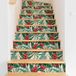 Ambiance Sticker Stickers voor trap, tegels, tropische trap, Santa Brigida, zelfklevend, voor trappen, cementtegels, 2 stroken van 33 x 115,5 cm