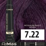 Femmas (7.22) - Haarverf - Middenblond Violet Intensief - 100ml