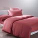 Caleffi - Moderne beddengoedset voor eenpersoonsbed, koraal