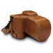 MegaGear MG1537 Nikon D3500 Ever Ready Leather Camera Case met Draagriem, Lichtbruin