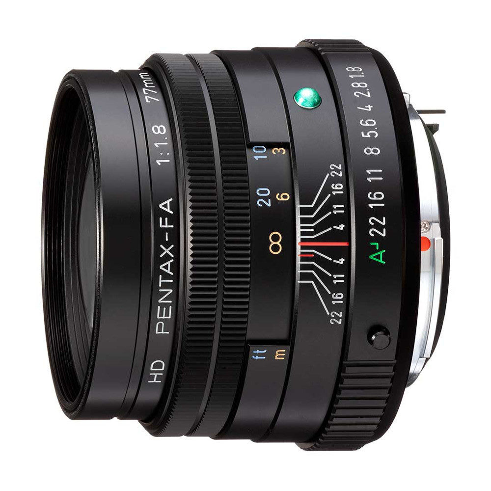 Pentax HD FA 77mm f/1.8 Limited K-mount objectief Zwart