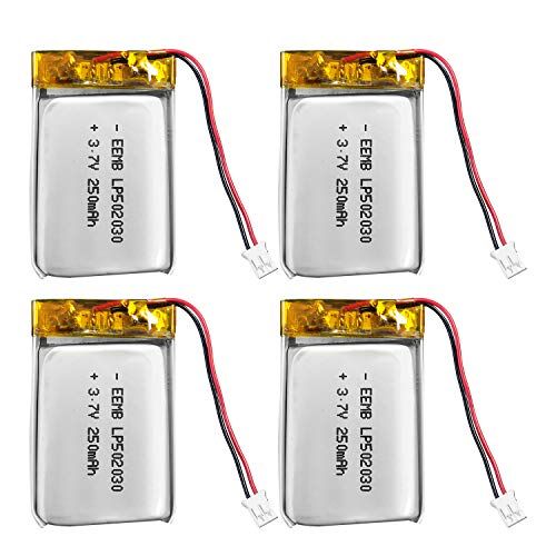EEMB 3.7V Li-ion 502030 Batterij 250mAh Lipo Batterij Oplaadbaar met JST connector (4)