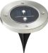 CEPEWA Solar Tuinlamp - 12cm RVS - Zonne-energie - LED - Prikspot