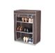 Domopak Living Schoenenrek, vliesstof, bruin, 61 x 30 x 80 cm