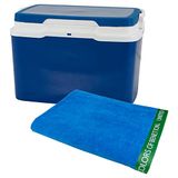 Koelkast, WELL HOME MOBILIARIO & DECORACIÓN Koelkast 5 liter + strandlaken 90 x 160 cm 380 g/m² 100% katoen blauw