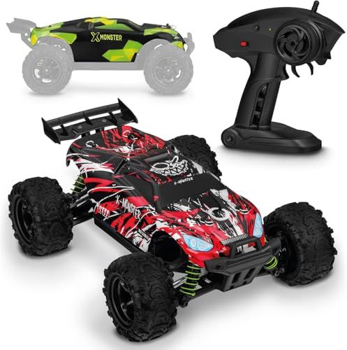 Overmax X-Monster 3.5 RC Auto - 4x4 - 1:18 Schaal - 30 km/h - Bereik 100 m - 2 Accu’s (40 min) - Extra Carrosserie - Offroad - TUV-gecertificeerd