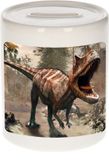 Bellatio Decorations Carnotaurus Dinosaurus Spaarpot - 9 cm - Keramiek - Unisex